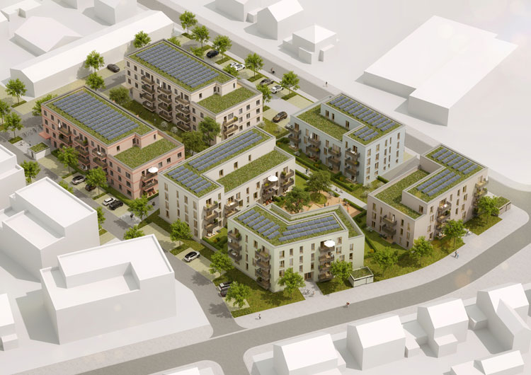 GJL+ Freie Architekten, Strandbadquartier, Frankenthal, Visualisierung: Raumlabor3