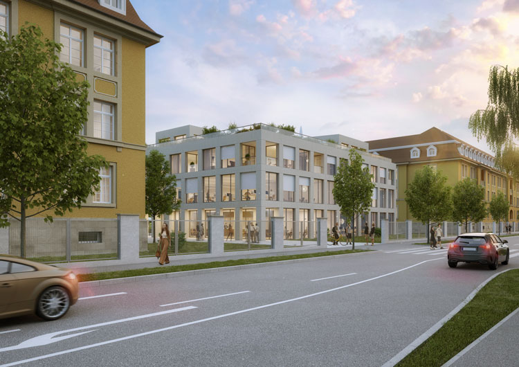 GJL+ Freie Architekten, Andre-Noel-Park, Donaueschingen, Visualisierung: Raumlabor3