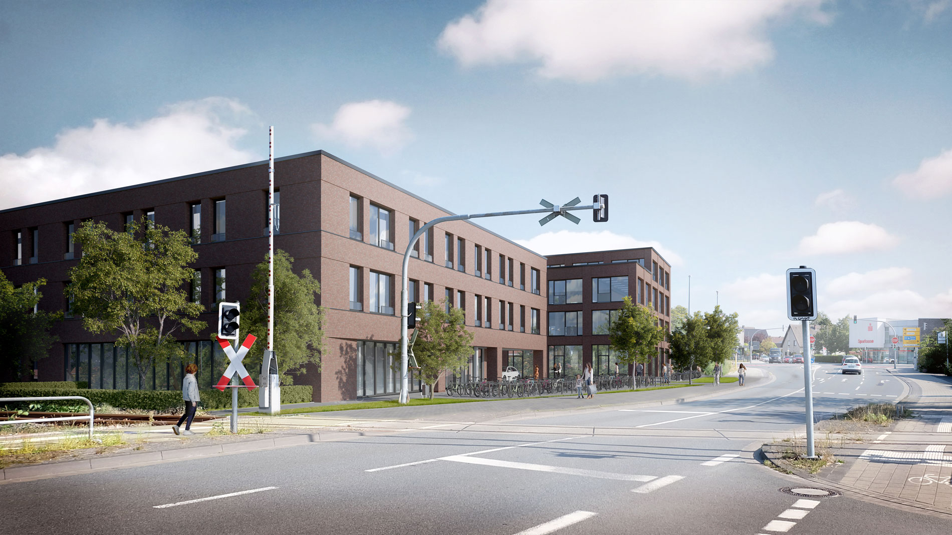 GJL+ Freie Architekten, Spexarder Höfe, Gütersloh, Visualisierung (c) MW3D