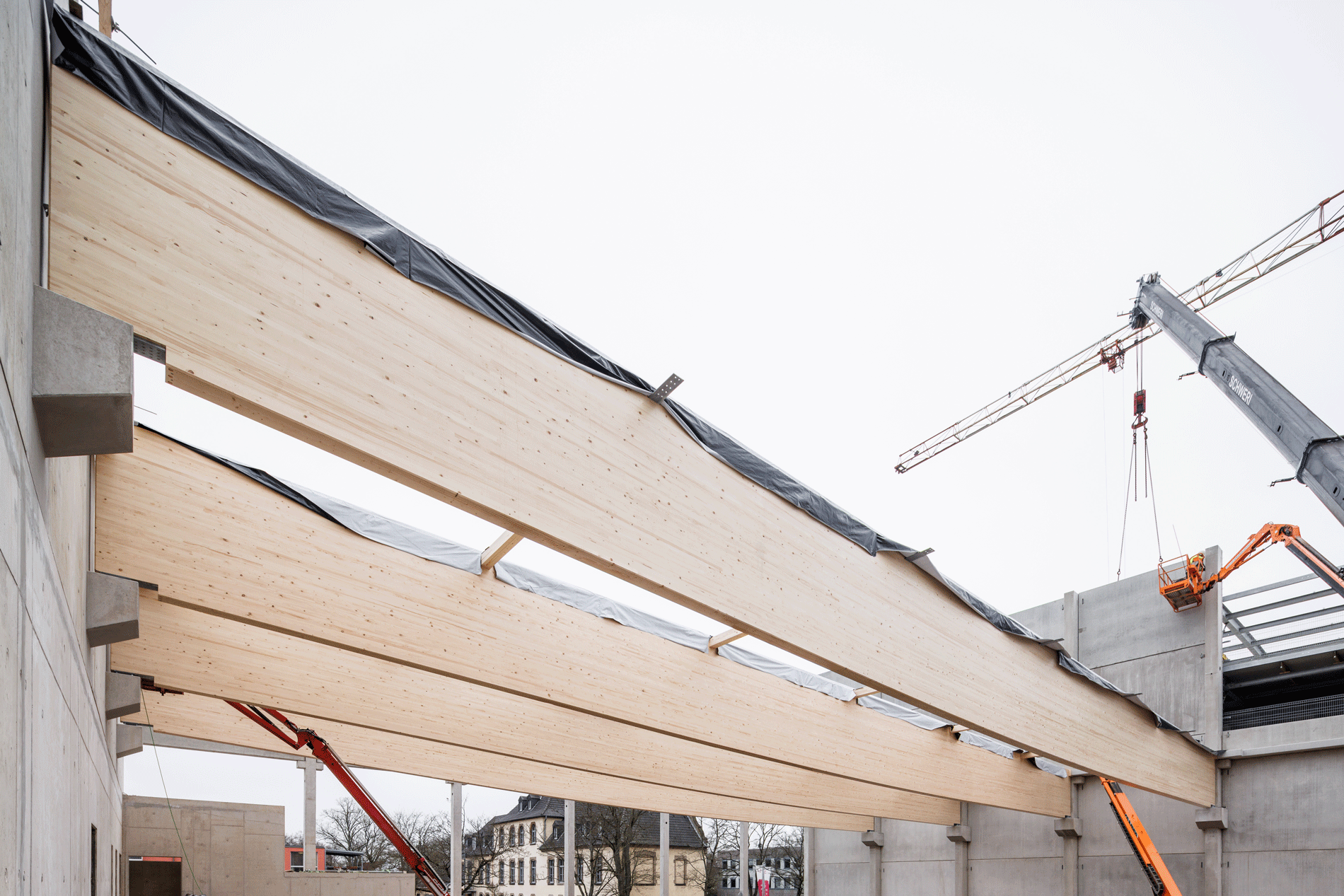 GJL+ Freie Architekten, Rheinlandhallen Krefeld, Dach, Foto: Kai Ostermann