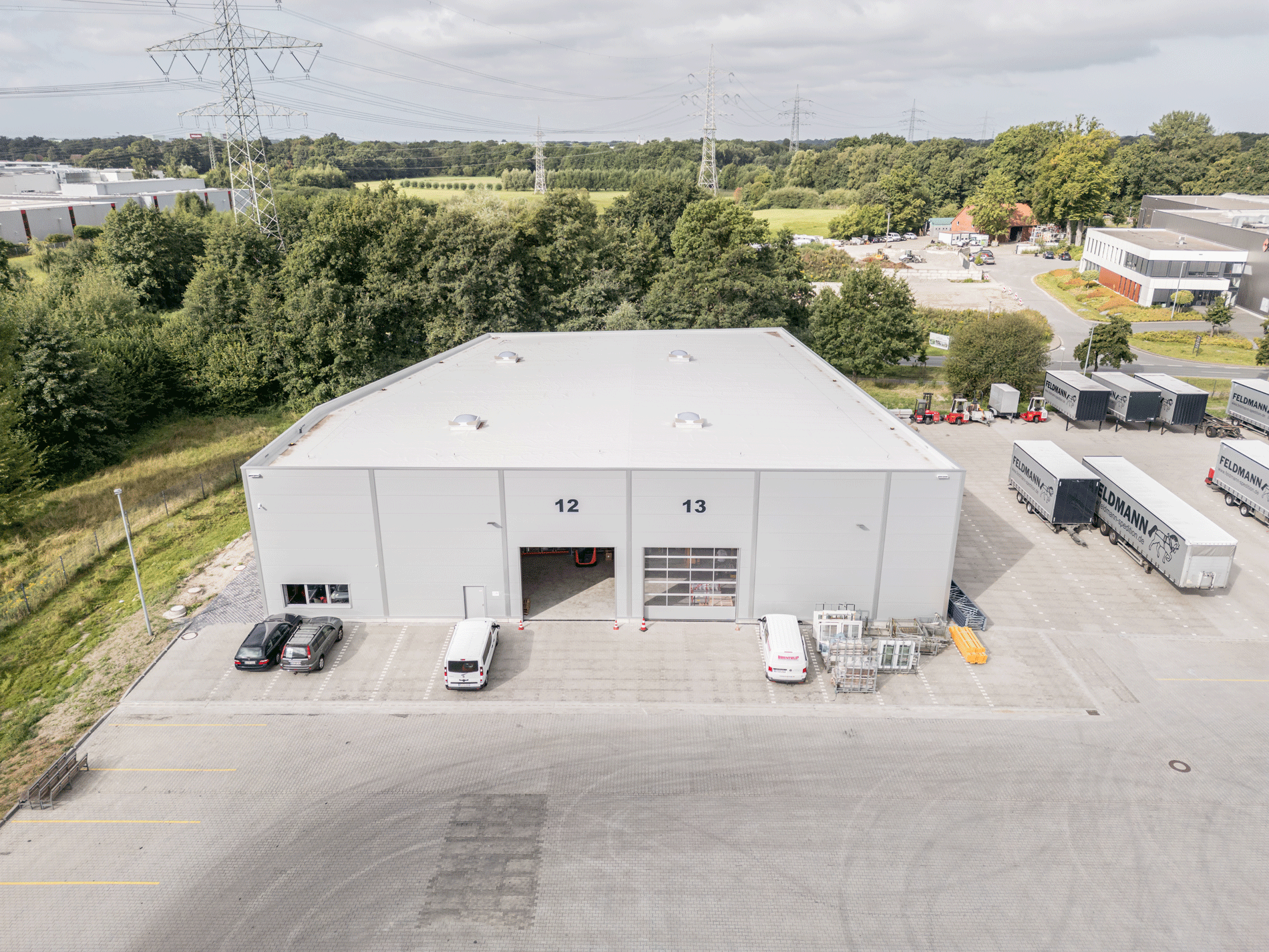 GJL+ Freie Architekten, Logistikhalle, Feldmann Spedition, Gütersloh, Foto: Kai Ostermann