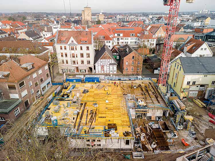 GJL+ Freie Architekten- Baustelle Neubauten in der Kökerstraße in Gütersloh